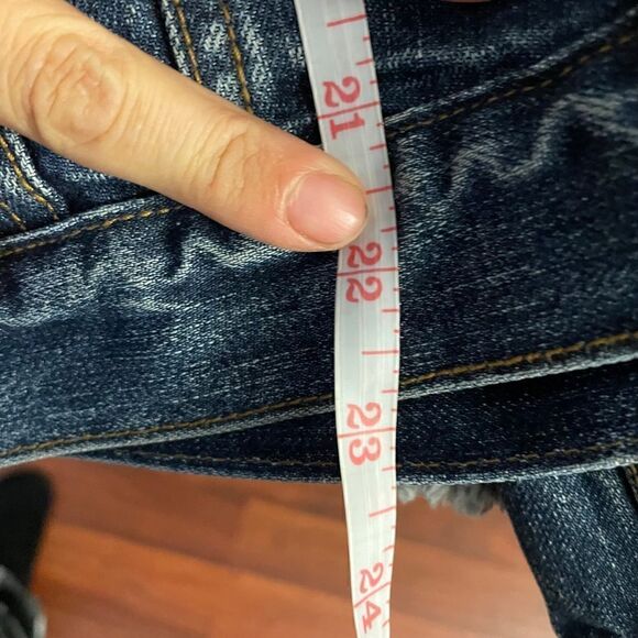 gap Blue Denim Distressed Jacket - Picture 11 of 11